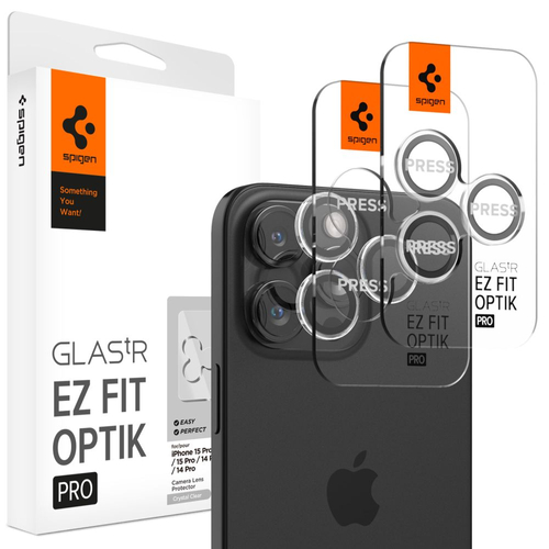 Протектор за Камерата на iPhone 17 Pro-SPIGEN Optik Pro EZ Fit Lens Glass 2бр - iPhone 17 pro Max Протектор за Камерата на iPhone 17 Pro-SPIGEN Optik Pro EZ Fit Lens Glass 2бр - Протектор за Камерата на iPhone 17 Pro-SPIGEN Optik Pro EZ Fit L