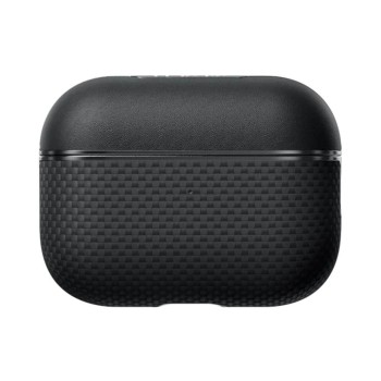 Magsafe Калъф за Apple AirPods Pro 2, PITAKA Aramid Fiber Magnetic Black/Gray Case