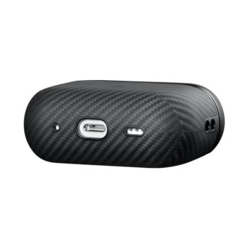 Magsafe Калъф за Apple AirPods Pro 2, PITAKA Aramid Fiber Magnetic Black/Gray Case Magsafe Калъф за Apple AirPods Pro 2, PITAKA Aramid Fiber Magnetic Black/Gray Case