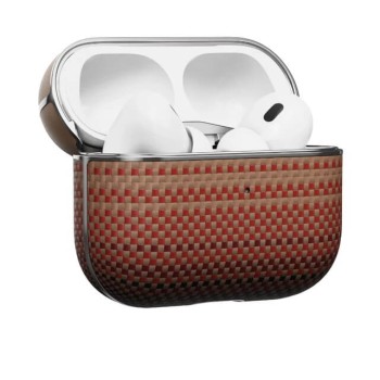 Magsafe Калъф за Apple AirPods Pro 2, PITAKA Aramid Fiber Magnetic Sunset Case Magsafe Калъф за Apple AirPods Pro 2, PITAKA Aramid Fiber Magnetic Sunset Case