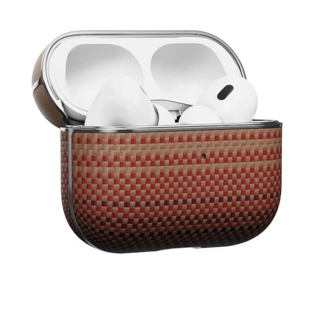 Magsafe Калъф за Apple AirPods Pro 2, PITAKA Aramid Fiber Magnetic Sunset Case - Калъфи AirPods Magsafe Калъф за Apple AirPods Pro 2, PITAKA Aramid Fiber Magnetic Sunset Case - Magsafe Калъф за Apple AirPods Pro 2, PITAKA Aramid Fiber Magnet