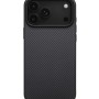 Magsafe Калъф за iPhone 17 Pro , PITAKA Aramid UltraGuard Black-Gray Case