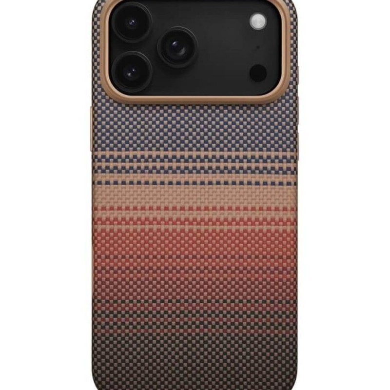 PITAKA Magsafe Калъф за iPhone 17 Pro Max, Aramid UltraGuard Sunset Case - iphone 17 Pro Max PITAKA Magsafe Калъф за iPhone 17 Pro Max, Aramid UltraGuard Sunset Case - PITAKA Magsafe Калъф за iPhone 17 Pro Max, Aramid UltraGuard Sun