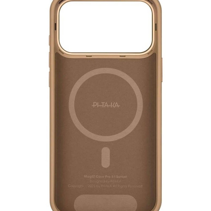 PITAKA Magsafe Калъф за iPhone 17 Pro Max, Aramid UltraGuard Sunset Case - iphone 17 Pro Max PITAKA Magsafe Калъф за iPhone 17 Pro Max, Aramid UltraGuard Sunset Case - PITAKA Magsafe Калъф за iPhone 17 Pro Max, Aramid UltraGuard Sun