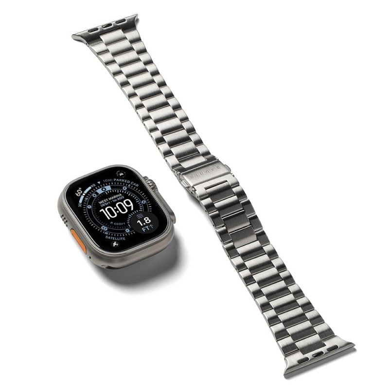 Ringke Metal One Air Каишка за Apple Watch 44 / 45 / 46 / 49 mm – Silver - Ringke Metal One Air Каишка за Apple Watch 44 / 45 / 46 / 49 mm