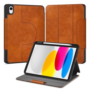 Tech-Protect Fleece Калъф за iPad 10.9” (2022) & iPad 11” (2025) – Кафяв