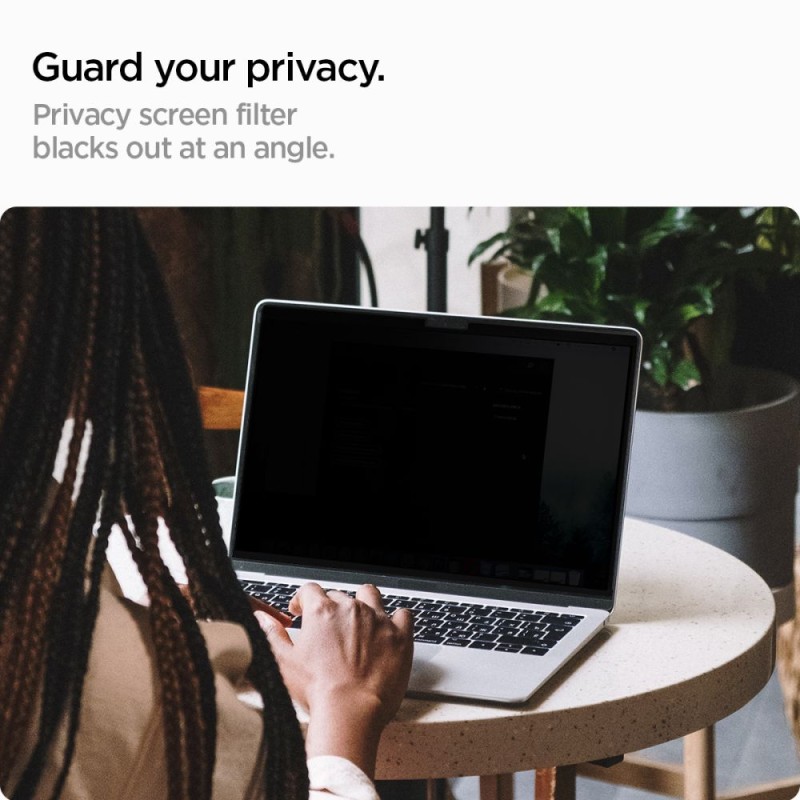 Spigen Safe View Privacy Фолио за MacBook Air 13 M2 / M3 / M4 (2022–2025) - Apple Spigen Safe View Privacy Фолио за MacBook Air 13 M2 / M3 / M4 (2022–2025) - Spigen Safe View Privacy Фолио за MacBook Air 13 M2 / M3 / M4 (2