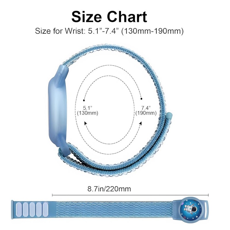 Tech-Protect Nylon for Kids Калъф за Apple AirTag – Astronaut - За децата Tech-Protect Nylon for Kids Калъф за Apple AirTag – Astronaut - Tech-Protect Nylon for Kids Калъф за Apple AirTag – Astronaut