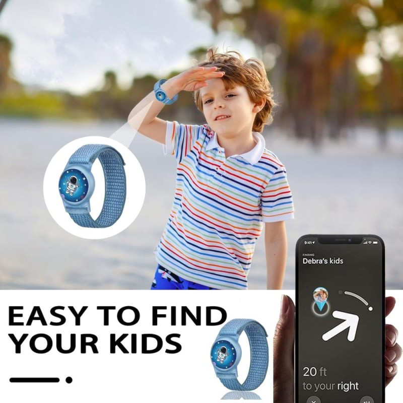 Tech-Protect Nylon for Kids Калъф за Apple AirTag – Astronaut - За децата Tech-Protect Nylon for Kids Калъф за Apple AirTag – Astronaut - Tech-Protect Nylon for Kids Калъф за Apple AirTag – Astronaut