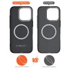Tech-Protect Ion Carbon MagSafe Калъф за Samsung Galaxy S25 Ultra – Карбонов, Black/Silver - Tech-Protect Ion Carbon MagSafe Калъф за Samsung Galaxy S25 Ultr