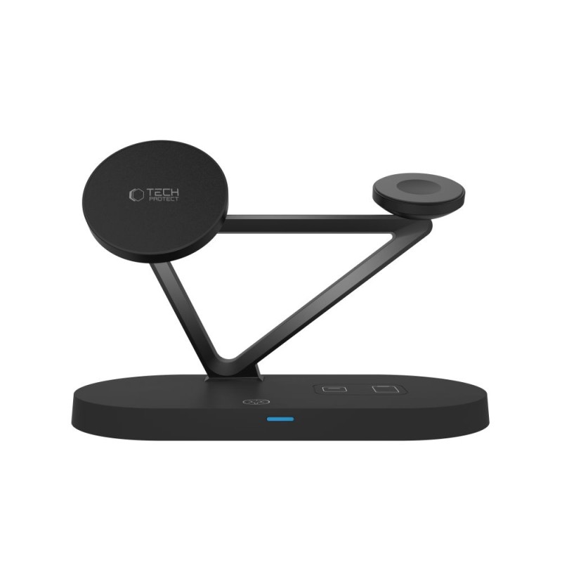 Tech-Protect Qi 15W 3-в-1 Магнитно Безжично Зарядно с MagSafe – Black - Wireless Tech-Protect Qi 15W 3-в-1 Магнитно Безжично Зарядно с MagSafe – Black - Tech-Protect Qi 15W 3-в-1 Магнитно Безжично Зарядно с MagSafe –