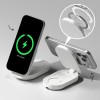 Ringke Qi2.2 25W 3-в-1 MagSafe Безжично Зарядно – Сгъваемо, White - Wireless Ringke Qi2.2 25W 3-в-1 MagSafe Безжично Зарядно – Сгъваемо, White - Ringke Qi2.2 25W 3-в-1 MagSafe Безжично Зарядно – Сгъваемо, Whit