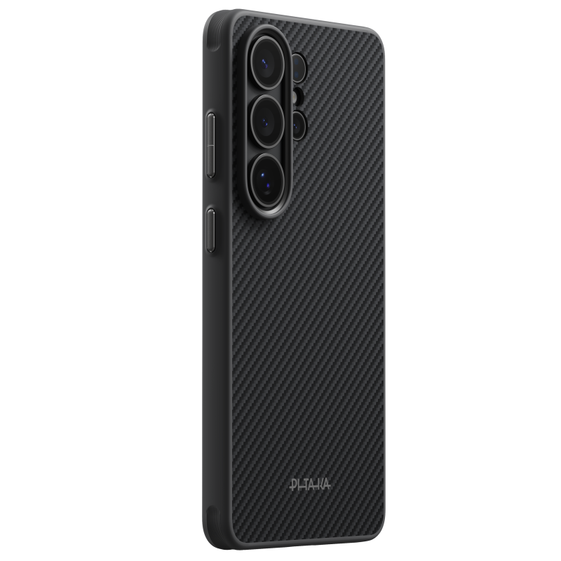 Pitaka Cairn Case за Samsung Galaxy S26 Ultra (Black) – MagSafe калъф от арамид - Pitaka Cairn Case за Samsung Galaxy S26 Ultra (Black) – MagSafe