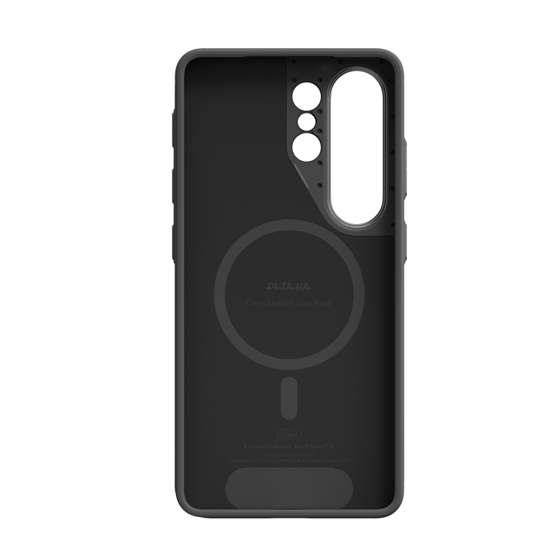 Pitaka Cairn Case за Samsung Galaxy S26 Ultra (Black) – MagSafe калъф от арамид - Pitaka Cairn Case за Samsung Galaxy S26 Ultra (Black) – MagSafe