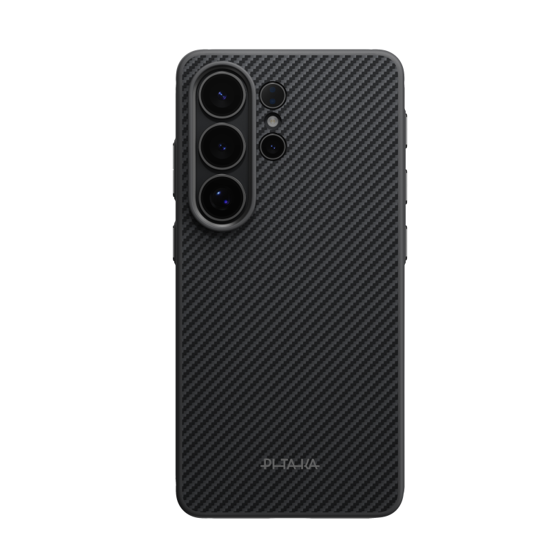 Pitaka Cairn Case за Samsung Galaxy S26 Ultra (Black) – MagSafe калъф от арамид - Pitaka Cairn Case за Samsung Galaxy S26 Ultra (Black) – MagSafe