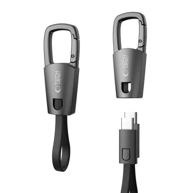 Tech-Protect UltraBoost DNA Type-C Кабел Ключодържател PD 60W / 3A - Кабел Type C-Type C Tech-Protect UltraBoost DNA Type-C Кабел Ключодържател PD 60W / 3A - Tech-Protect UltraBoost DNA Type-C Кабел Ключодържател PD 60W /