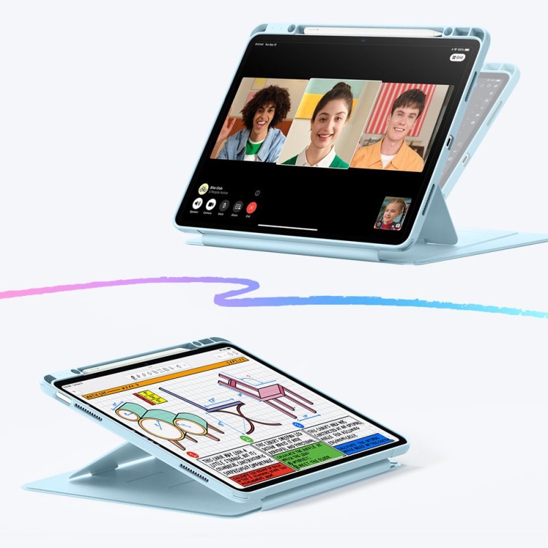 ESR Flip Hybrid Калъф за iPad Air 13″ (2024–2025) – Sky Blue - Калъфи и чанти за лаптоп ESR Flip Hybrid Калъф за iPad Air 13″ (2024–2025) – Sky Blue - ESR Flip Hybrid Калъф за iPad Air 13″ (2024–2025) – Sky Blue