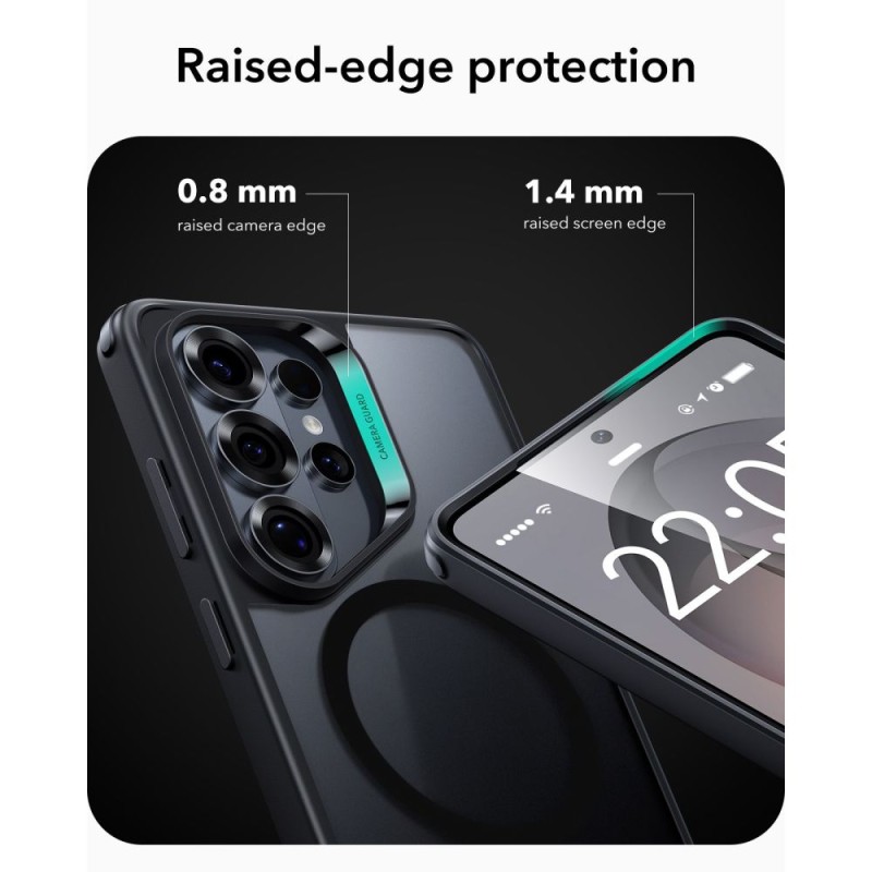 ESR Classic Hybrid MagSafe Калъф за Samsung Galaxy S26 Ultra – Frosted Black - Samsung S ESR Classic Hybrid MagSafe Калъф за Samsung Galaxy S26 Ultra – Frosted Black - ESR Classic Hybrid MagSafe Калъф за Samsung Galaxy S26 Ultra – F