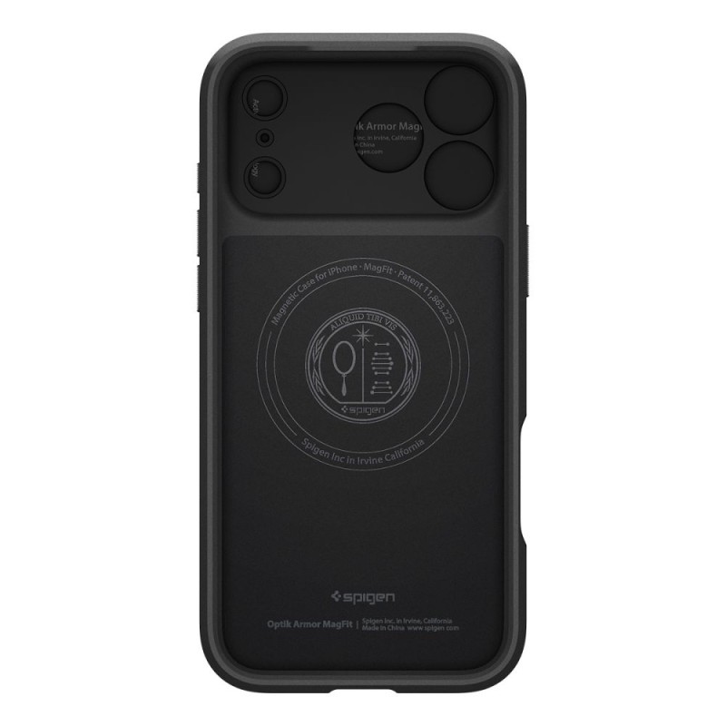 Spigen Optik Armor MagSafe Калъф за iPhone 17 Pro Max – Black - Spigen Optik Armor MagSafe Калъф за iPhone 17 Pro Max – Black