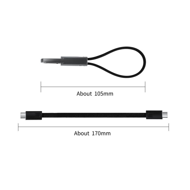 Tech-Protect UltraBoost DNA Type-C Кабел Ключодържател PD 60W / 3A - Кабел Type C-Type C Tech-Protect UltraBoost DNA Type-C Кабел Ключодържател PD 60W / 3A - Tech-Protect UltraBoost DNA Type-C Кабел Ключодържател PD 60W /