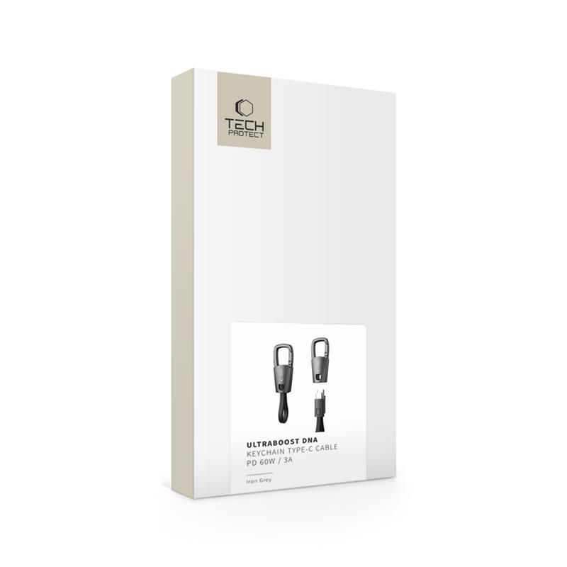 Tech-Protect UltraBoost DNA Type-C Кабел Ключодържател PD 60W / 3A - Кабел Type C-Type C Tech-Protect UltraBoost DNA Type-C Кабел Ключодържател PD 60W / 3A - Tech-Protect UltraBoost DNA Type-C Кабел Ключодържател PD 60W /