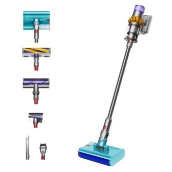 Dyson V15s Detect Submarine Безжична Прахосмукачка Dry & Wet – Nickel/Satin Yellow