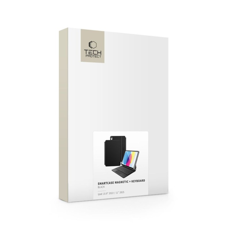 Калъф с клавиатура и тъчпад за iPad 10.9″ (2022) / iPad 11″ (2025) – Tech-Protect SmartCase Magnetic Black - калъфи iPad Калъф с клавиатура и тъчпад за iPad 10.9″ (2022) / iPad 11″ (2025) – Tech-Protect SmartCase Magnetic Black - Калъф с клавиатура и тъчпад за iPad 10.9″ (2022) / iPad 11″ (202