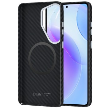 MagSafe Калъф за Samsung Galaxy S26 Ultra – Tech-Protect Ion Carbon Black/Silver