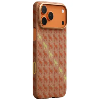 PITAKA Happiness Rides Edge Case за iPhone 17 Pro – MagSafe калъф от арамид