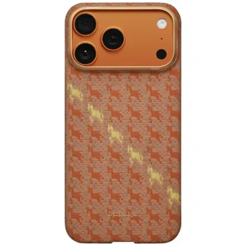 PITAKA Happiness Rides Edge Case за iPhone 17 Pro – MagSafe калъф от арамид