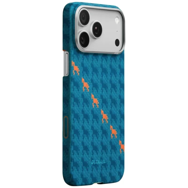 MagSafe Калъф за iPhone 17 Pro Max – PITAKA Happiness Rides Edge Aramid Case - iphone 17 Pro Max MagSafe Калъф за iPhone 17 Pro Max – PITAKA Happiness Rides Edge Aramid Case - MagSafe Калъф за iPhone 17 Pro Max – PITAKA Happiness Rides Edge