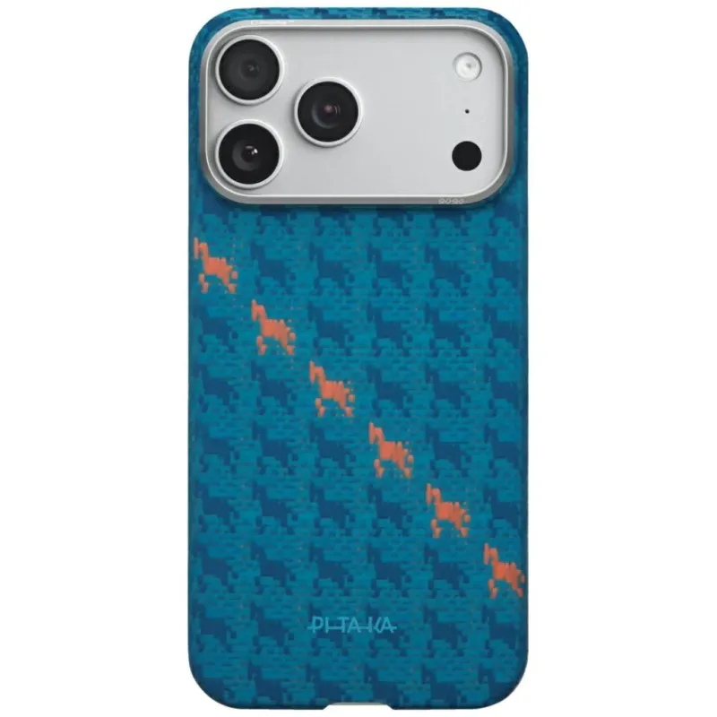 MagSafe Калъф за iPhone 17 Pro Max – PITAKA Happiness Rides Edge Aramid Case - iphone 17 Pro Max MagSafe Калъф за iPhone 17 Pro Max – PITAKA Happiness Rides Edge Aramid Case - MagSafe Калъф за iPhone 17 Pro Max – PITAKA Happiness Rides Edge