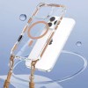 Прозрачен Кейс с MagSafe и Връзка за iPhone 17 Pro – Прозрачен / Бежов - iPhone 17 Pro Прозрачен Кейс с MagSafe и Връзка за iPhone 17 Pro – Прозрачен / Бежов - Прозрачен Кейс с MagSafe и Връзка за iPhone 17 Pro – Прозрачен /