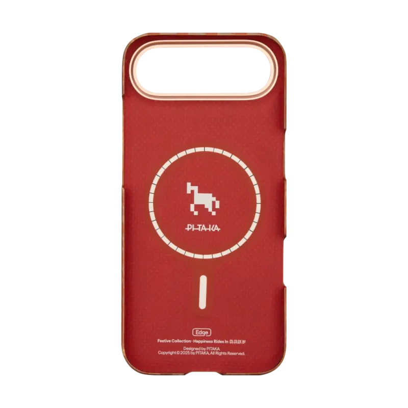 PITAKA Edge Rides MagSafe Калъф за iPhone 17 Air Amber– Aramid Fiber - PITAKA Edge Rides MagSafe Калъф за iPhone 17 Air Amber– Aramid F