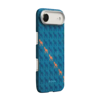 PITAKA Edge Rides MagSafe Калъф за iPhone 17 Air Indigo- Aramid Fiber