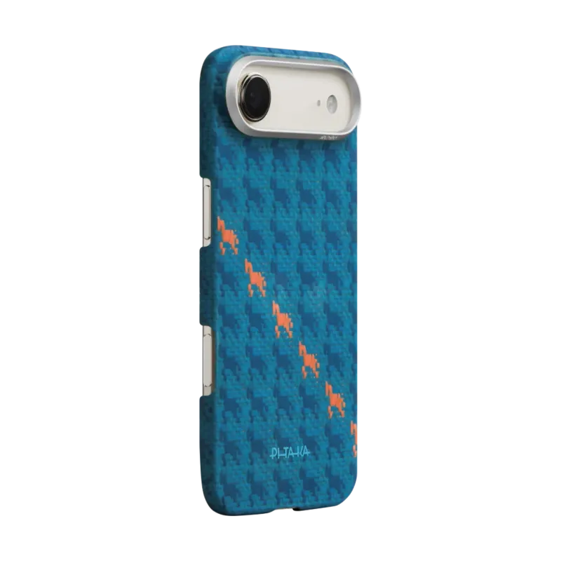 PITAKA Edge Rides MagSafe Калъф за iPhone 17 Air Indigo- Aramid Fiber - iPhone 17 Air PITAKA Edge Rides MagSafe Калъф за iPhone 17 Air Indigo- Aramid Fiber - PITAKA Edge Rides MagSafe Калъф за iPhone 17 Air Indigo- Aramid