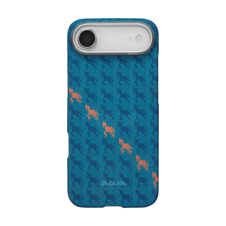 PITAKA Edge Rides MagSafe Калъф за iPhone 17 Air Indigo- Aramid Fiber - iPhone 17 Air PITAKA Edge Rides MagSafe Калъф за iPhone 17 Air Indigo- Aramid Fiber - PITAKA Edge Rides MagSafe Калъф за iPhone 17 Air Indigo- Aramid