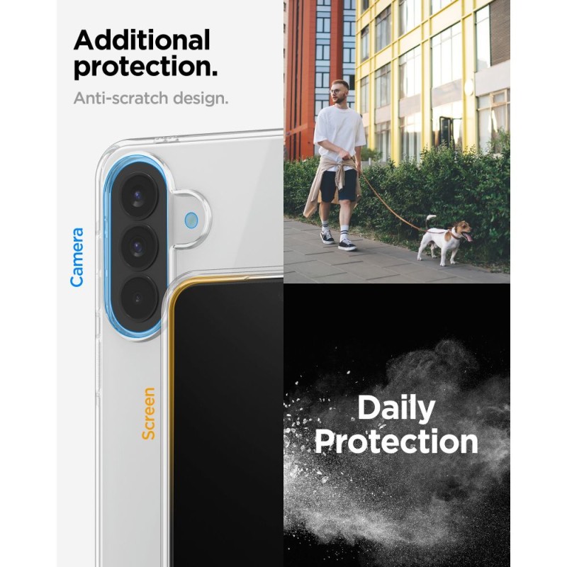 Прозрачен Силиконов Кейс Spigen Liquid Crystal за Galaxy A57 5G - Samsung A Прозрачен Силиконов Кейс Spigen Liquid Crystal за Galaxy A57 5G - Прозрачен Силиконов Кейс Spigen Liquid Crystal за Galaxy A57 5G