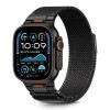 Метална Каишка тип Миланезе Tech-Protect за Apple Watch - Черен / Оранжев