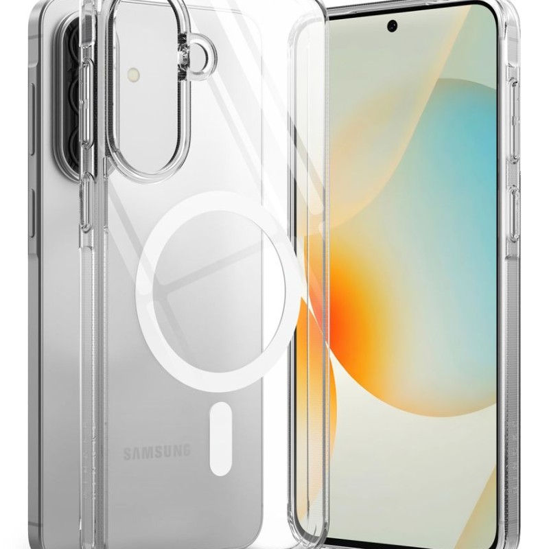 Прозрачен Магнитен Кейс Ringke Fusion Magnetic с MagSafe за Galaxy A57 5G - Samsung A Прозрачен Магнитен Кейс Ringke Fusion Magnetic с MagSafe за Galaxy A57 5G - Прозрачен Магнитен Кейс Ringke Fusion Magnetic с MagSafe за Gala