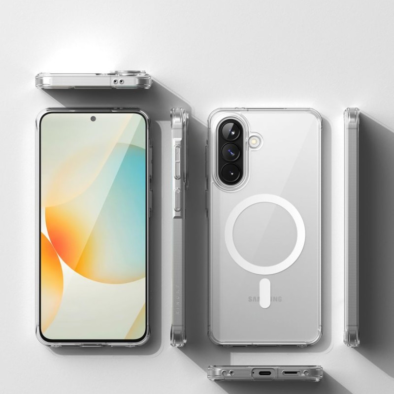 Прозрачен Магнитен Кейс Ringke Fusion Magnetic с MagSafe за Galaxy A57 5G - Samsung A Прозрачен Магнитен Кейс Ringke Fusion Magnetic с MagSafe за Galaxy A57 5G - Прозрачен Магнитен Кейс Ringke Fusion Magnetic с MagSafe за Gala