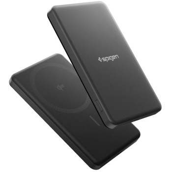Външна Магнитна Батерия Spigen Essential Qi2 MagSafe Power Bank 5000mAh 22.5W – Черен