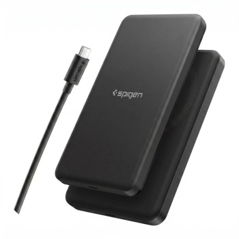Външна Магнитна Батерия Spigen Essential Qi2 MagSafe Power Bank 5000mAh 22.5W – Черен Външна Магнитна Батерия Spigen Essential Qi2 MagSafe Power Bank 5000mAh 22.5W – Черен