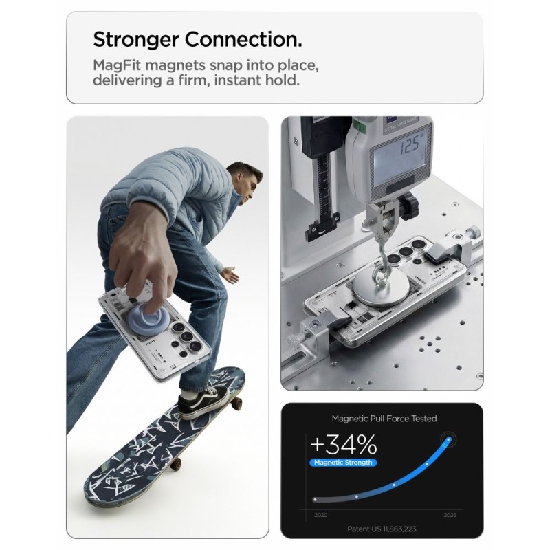 Прозрачен Кейс Spigen Ultra Hybrid Mag Neo One с MagSafe за Galaxy S26 Ultra - Samsung S Прозрачен Кейс Spigen Ultra Hybrid Mag Neo One с MagSafe за Galaxy S26 Ultra - Прозрачен Кейс Spigen Ultra Hybrid Mag Neo One с MagSafe за Gala