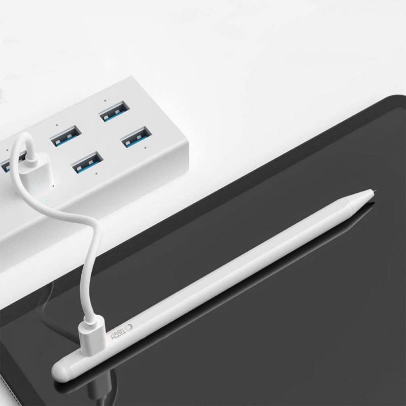 TECH-PROTECT ДИГИТАЛНА МАГНИТНА СТИЛУС ПИСАЛКА ЗА iPAD БЯЛА - TECH-PROTECT ДИГИТАЛНА МАГНИТНА СТИЛУС ПИСАЛКА ЗА iPAD БЯЛА - 0795787711408