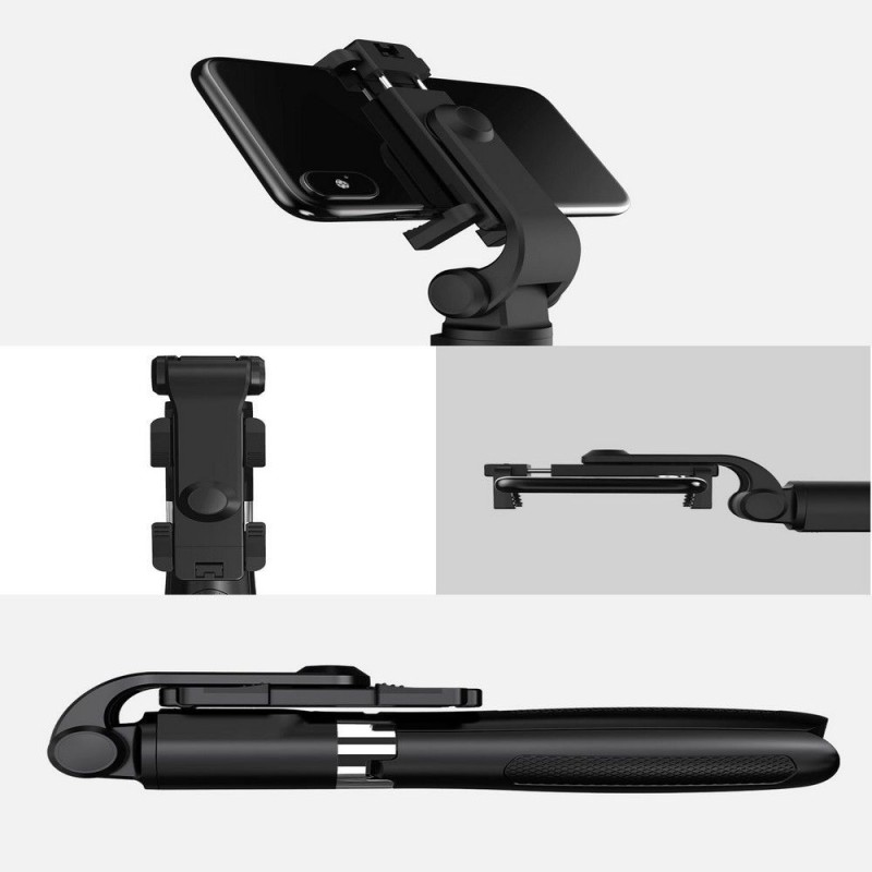 TECH-PROTECT L01S BLUETOOTH СЕЛФИ СТИК ТРИПОД BLACK - 0795787711484
