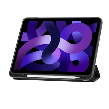 Tech-Protect SmartCase Pen калъф с поставка и отделение за Apple iPad Air 10.9” (4/5 2020–2022, 6/7/8 2024–2026) Black