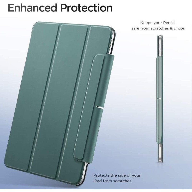 ESR Rebound Magnetic Магнитен калъф за iPad Air 10.9 (4/5/2020-2022) и 11 (6/7/8/2024-2026) Cactus Green - ESR Rebound Magnetic Магнитен калъф за iPad Air 10.9 (4/5/2020-2022) и 11 (6/7/8/2024-2026) Cactus Green - 4894240122679