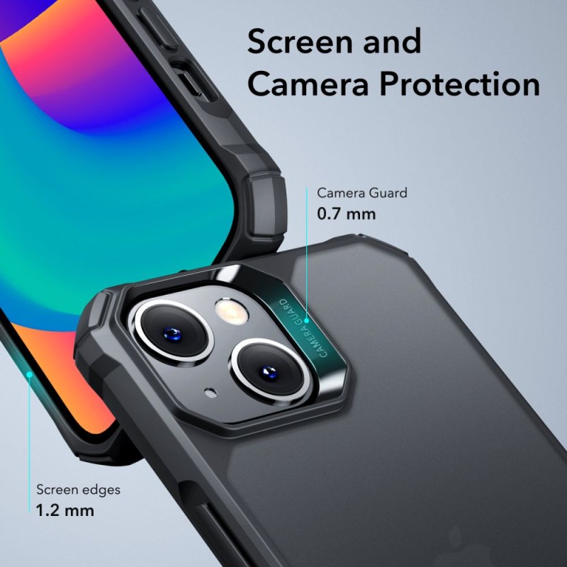 ESR Air Armor за iPhone 14 Plus / 15 Plus, Frosted Black - ESR Air Armor за iPhone 14 Plus / 15 Plus, Frosted Black - 4894240161227