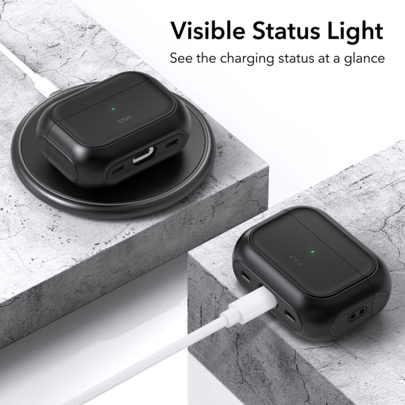 ESR ORBIT HALOLOCK MAGSAFE калъф за APPLE AIRPODS PRO 1/2 черен - 4894240171646